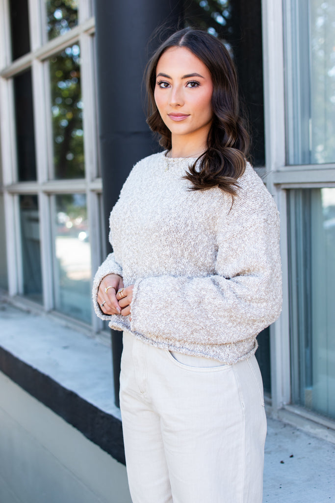 Ainsley Two Tone Sweater