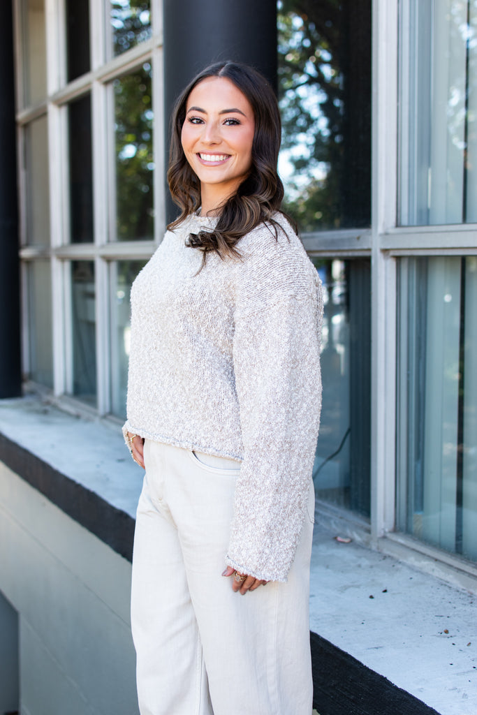 Ainsley Two Tone Sweater