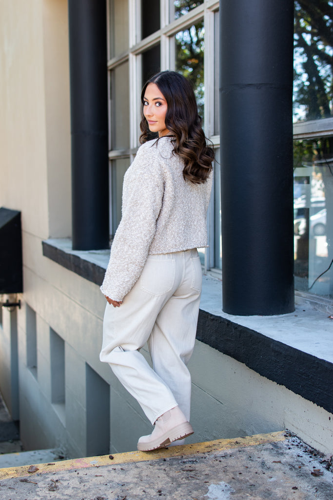 Ainsley Two Tone Sweater