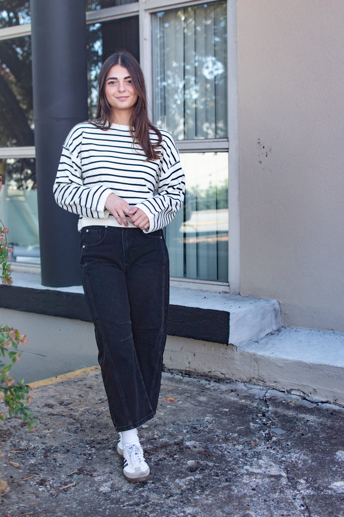 Peyton Striped Soft Knit Sweater