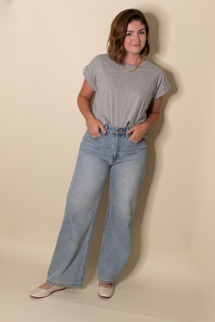 Sloane Lightweight Slouchy Wide Leg Jeans