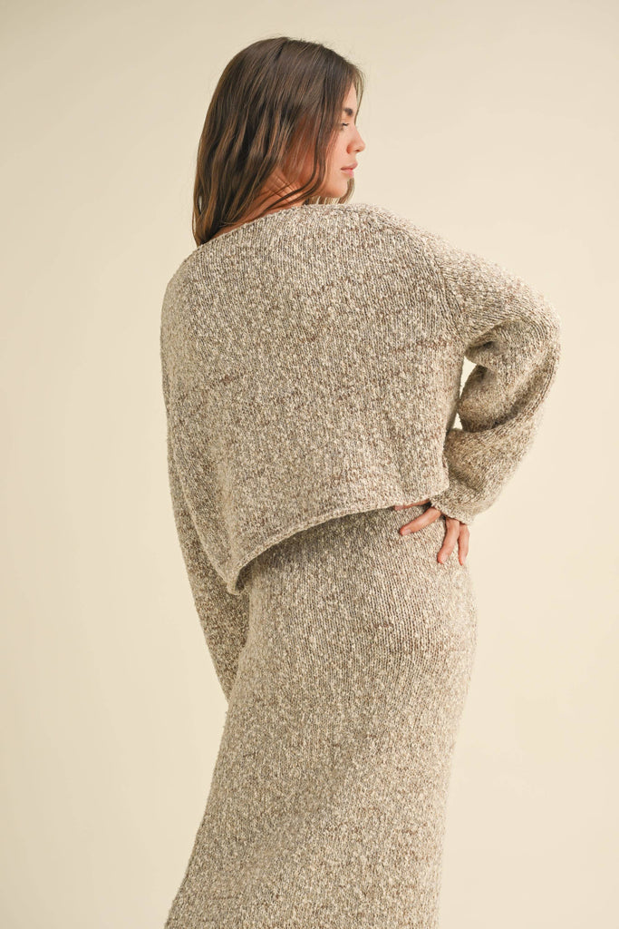 Ainsley Two Tone Sweater